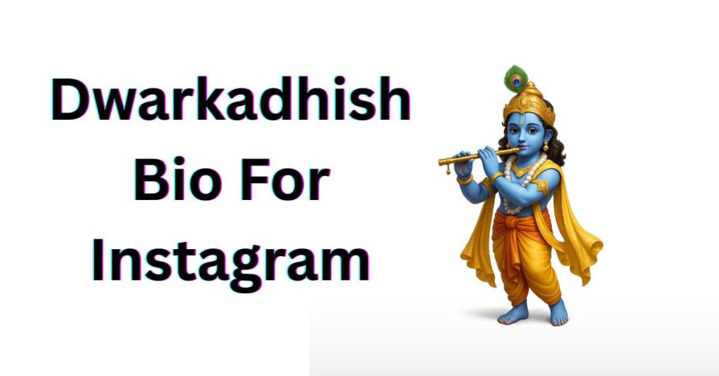 Dwarkadhish Bio For Instagram