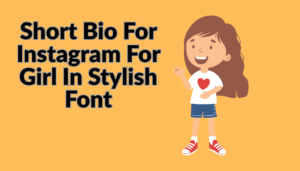 Best Instagram Bio For Girls In Stylish Font