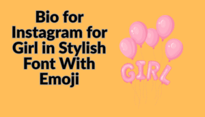 Best Instagram Bio For Girls In Stylish Font