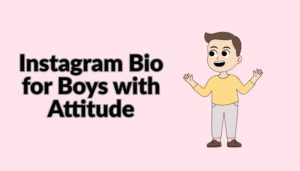Best Instagram Bio Attitude boy & Unique (2025)