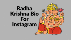 Radha Krishna Bio For Instagram 