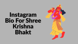 Instagram Bio For Shree Krishna Bhakt