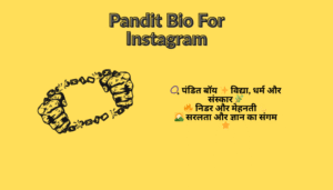 Best Brahman Bio For Instagram | Brahmin Instagram Bio