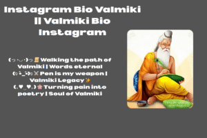 New Instagram Bio Valmiki || Royal Valmiki Bio