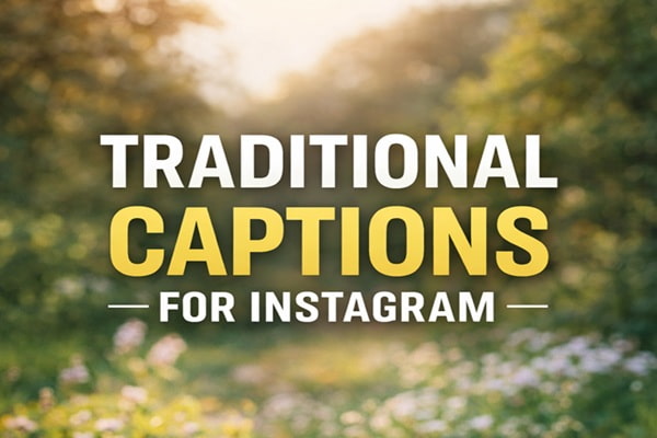 Traditional Captions for Instagram