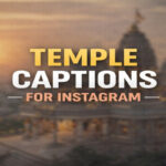 Temple Captions for Instagram