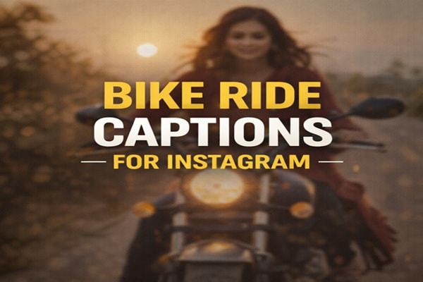 Bike Ride Captions