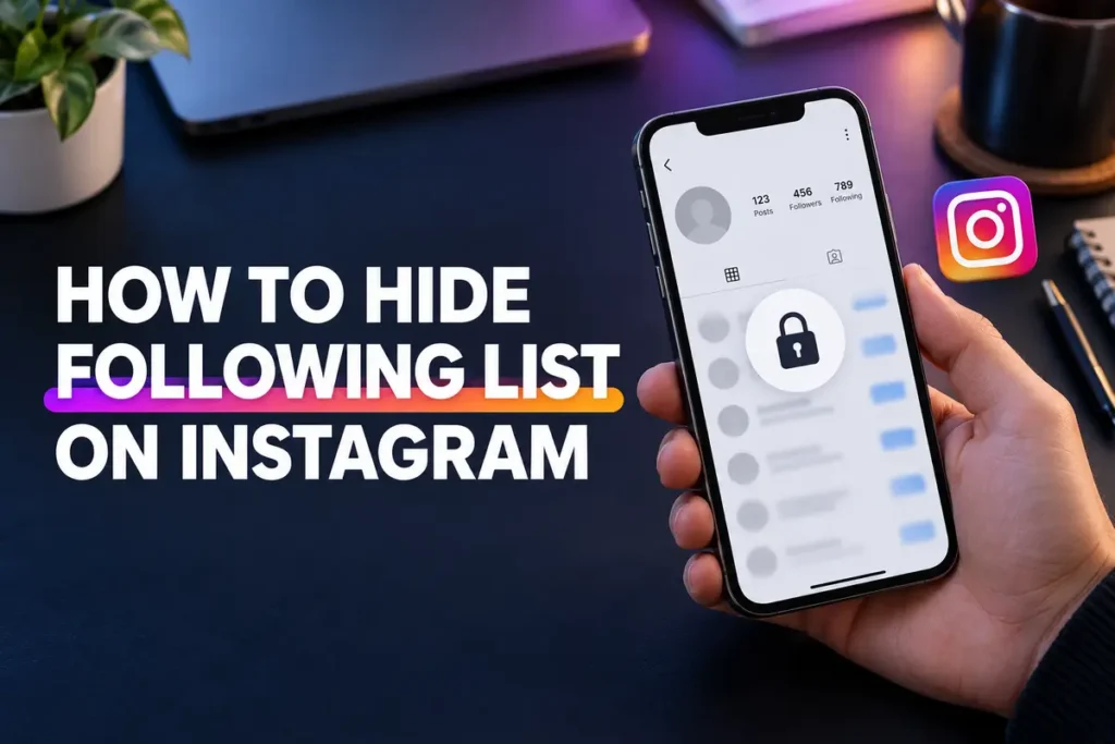 How to Hide Following List on Instagram