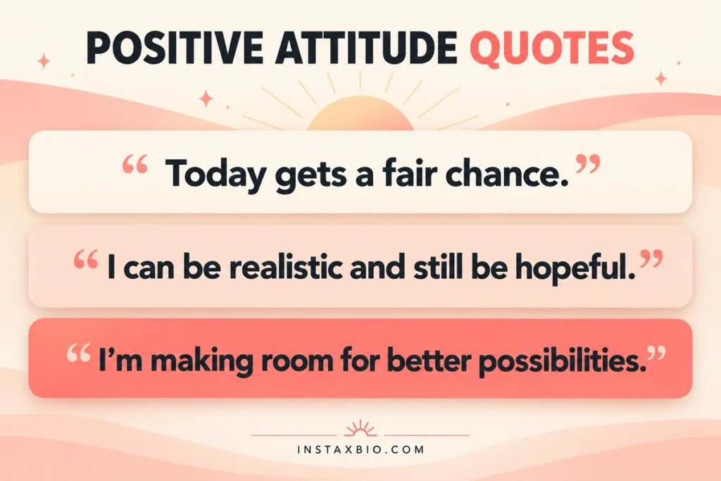 Positive Attitude Quotes